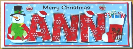 Snowman ANN large dl by Joyce Watson