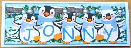 PENGUIN KISSES - JONNY by Joyce Watson