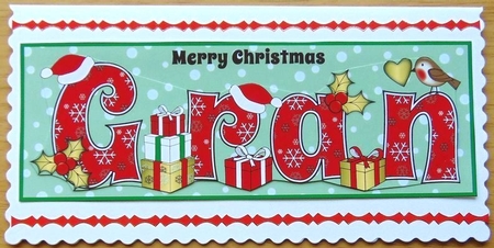 Christmas GRAN large dl  by Joyce Watson