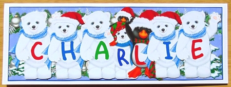 Xmas Animals - CHARLIE by Joyce Watson