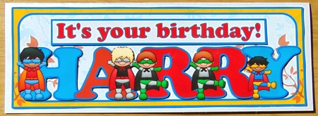 SUPERHERO NAMES - HARRY by Joyce Watson