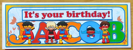 SUPERHERO NAMES - JACOB by Joyce Watson