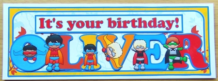 SUPERHERO NAMES - OLIVER by Joyce Watson