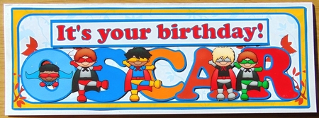 SUPERHERO NAMES - OSCAR by Joyce Watson