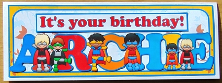 SUPERHERO NAMES - ARCHIE by Joyce Watson