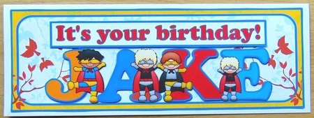 SUPERHERO NAMES - JAKE by Joyce Watson