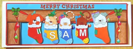 STOCKING PETS NAMES - SAM by Joyce Watson