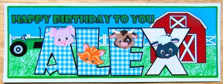 FARM ANIMALS NAMES - ALEX by Joyce Watson
