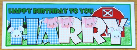 FARM ANIMALS NAMES - HARRY by Joyce Watson