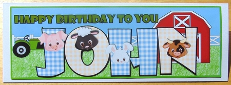 FARM ANIMALS NAMES - JOHN by Joyce Watson