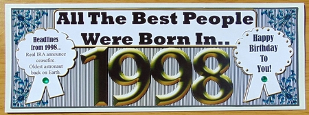 BORN IN 1998 by Joyce Watson