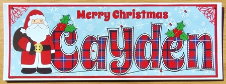 Santa in coat CAYDEN large dl by Joyce Watson