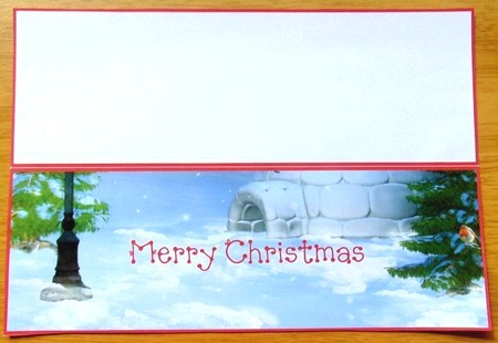 BUTTON BEARS XMAS - INSERT by Joyce Watson