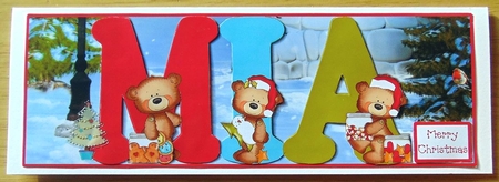 BUTTON BEARS XMAS - MIA by Joyce Watson