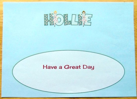 Highland Dancing Girls HOLLIE large dl insert by Joyce Watson