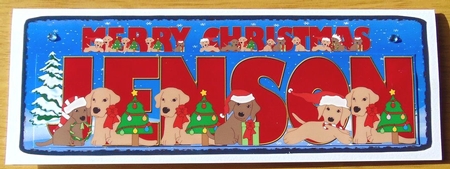 CHRISTMAS LABS - JENSON by Joyce Watson