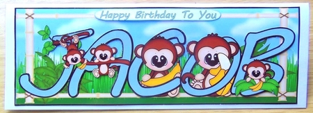 LITTLE MONKEYS NAMES - JACOB by Joyce Watson