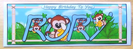 LITTLE MONKEYS NAMES - RORY by Joyce Watson