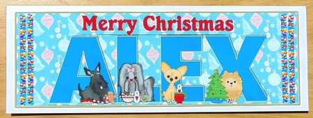 CHRISTMAS PUPPIES - ALEX by Joyce Watson