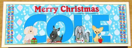CHRISTMAS PUPPIES - COLE by Joyce Watson