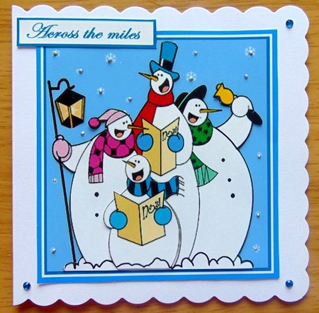 Snowmen Singers by Joyce Watson