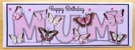 Butterflies MUM large dl by Joyce Watson