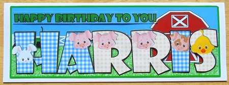 FARM ANIMALS NAMES - HARRIS by Joyce Watson