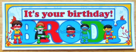 SUPERHERO NAMES - BRODY by Joyce Watson