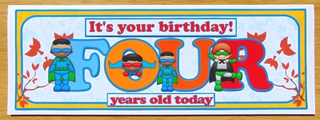 SUPERHERO AGES - FOUR by Joyce Watson