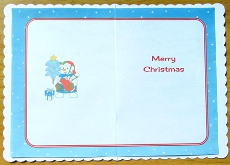 Scottish Snowman Piper decoupage 2 insert by Joyce Watson