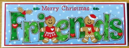 Gingerbread Couple FRIENDS large dl by Joyce Watson