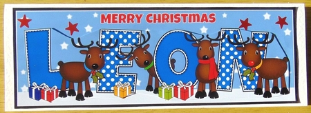Rudolf and Friends LEON large dl by Joyce Watson