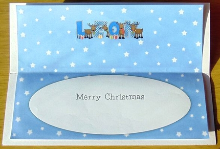 Rudolf and Friends LEON large dl insert by Joyce Watson