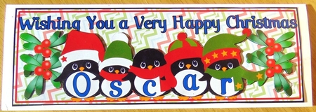 PENGUIN HATS NAMES - OSCAR by Joyce Watson