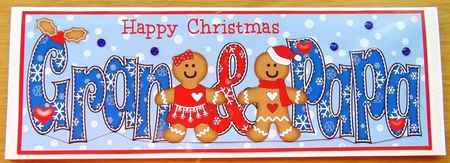 Gingerbread Couple GRAN & PAPA large dl by Joyce Watson