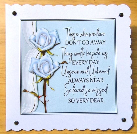 Sympathy Roses &  Verse    by Joyce Watson