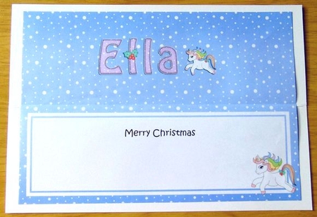 Large DL Merry Christmas ELLA insert by Joyce Watson