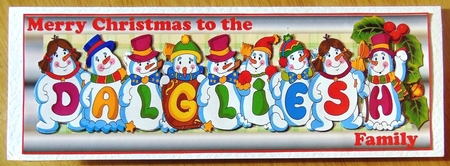 SNOWMEN SURNAME - DALGLIESH by Joyce Watson