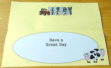 Country Life BIRTHDAY large dl 2 insert by Joyce Watson