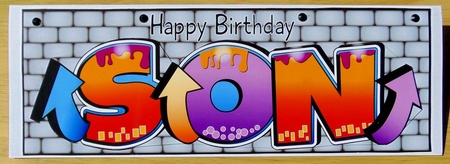 Graffiti SON large dl by Joyce Watson
