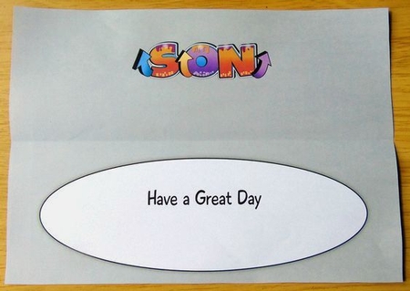 Graffiti SON large dl insert by Joyce Watson