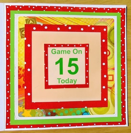 Online Gamer Quick Layer Card with Ages Mini Kit by Joyce Watson