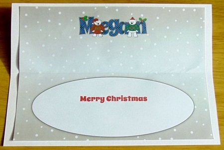 Monty & Luna Polar Bears MEGAN large dl insert by Joyce Watson