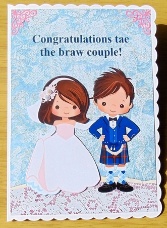 The braw couple - Scottish Wedding by Joyce Watson