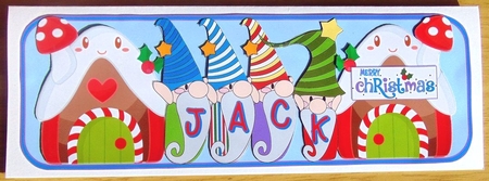 CHRISTMAS GNOME NAMES - JACK by Joyce Watson