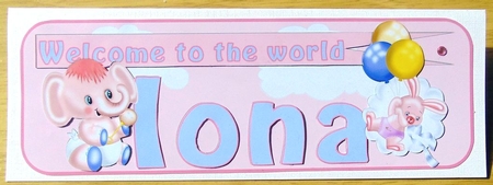 WELCOME BABY NAMES - IONA by Joyce Watson