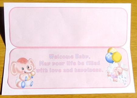 WELCOME BABY NAMES - INSERT PINK by Joyce Watson