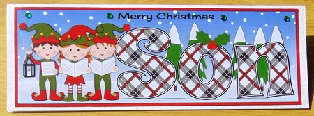 Elves Carol singers SON large dl by Joyce Watson