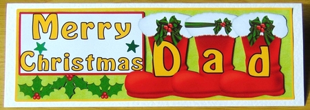 SANTA BOOTS - DAD by Joyce Watson