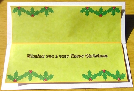 SANTA BOOTS - INSERT by Joyce Watson